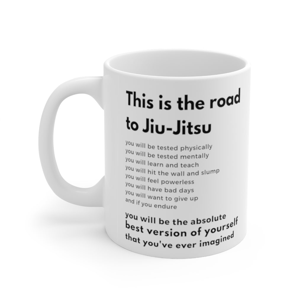 Jiu Jitsu themed coffee cup